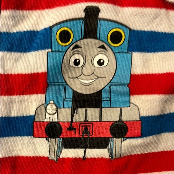 Vintage Thomas & Friends • Graphic Striped Polo Shirt Island of Sodor 3-4 Years - Picture 5 of 8